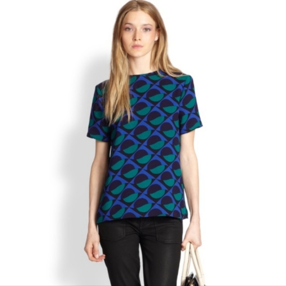 Marc By Marc Jacobs Tops - Marc by Marc Jacobs Etta Print Top in Jungle